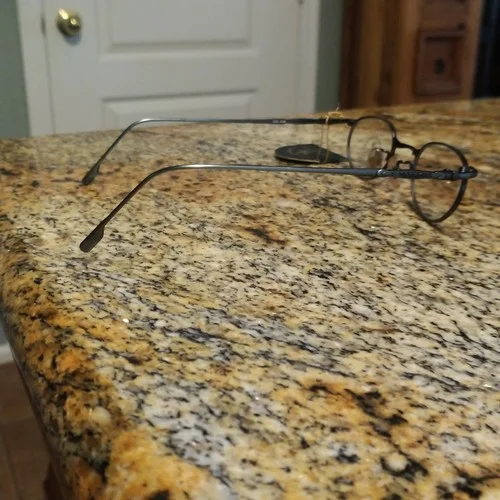 SANTA BARBARA POLO COL C26 Silver Oval Metal Frame Eyeglasses Japan 2