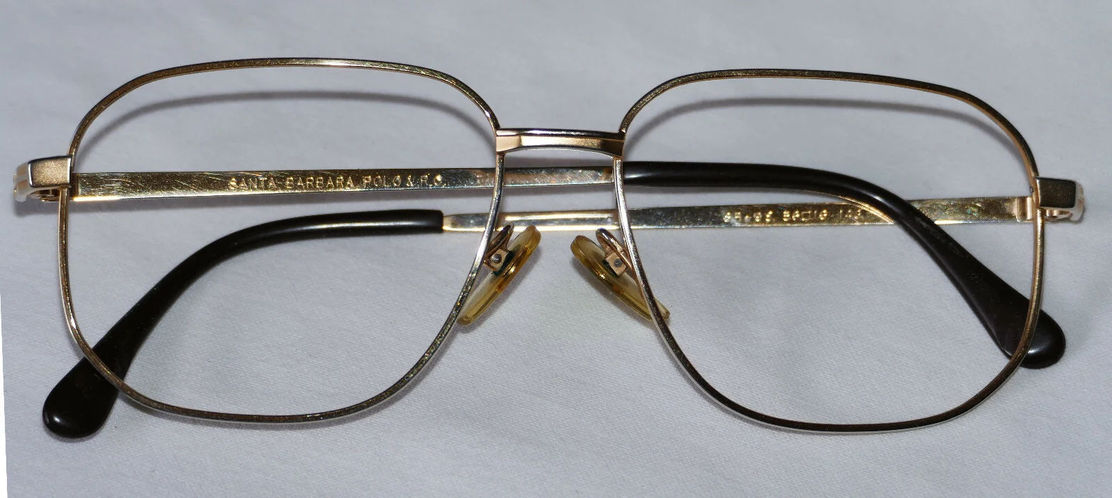 Santa Barbara Polo Gold Frame 56-16 143 circa 1990s USA Made !!!