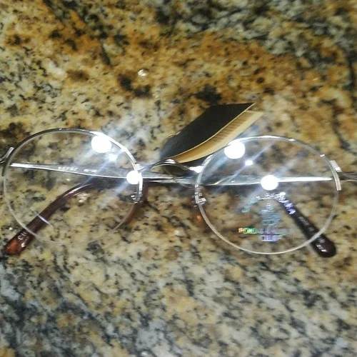 SANTA BARBARA POLO SB109 50 21 140 Gold Half Rim Frames Eyeglasses New 2
