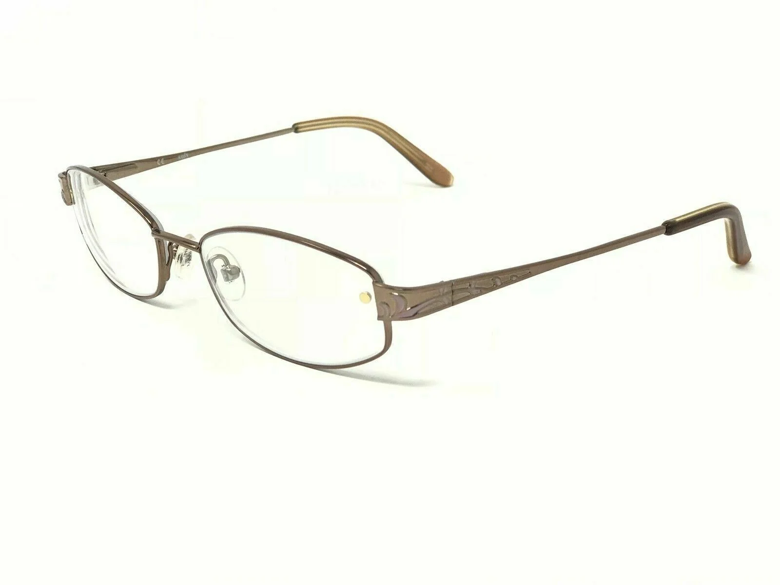 Savvy 310A LBRN Eyeglass Frames With Magnetic Clip On Clipon Sunglasses 52 - 17 4