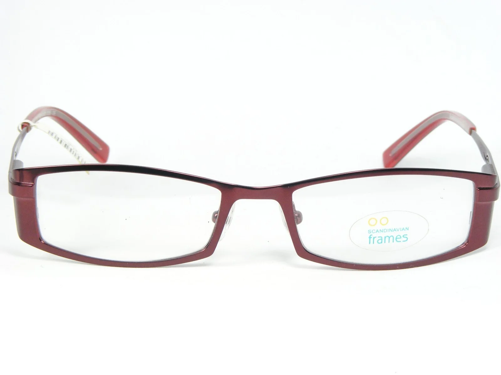 Scandinavian Frames VERA C4 BORDEAUX EYEGLASSES GLASSES METAL FRAME 50-17-135mm 2