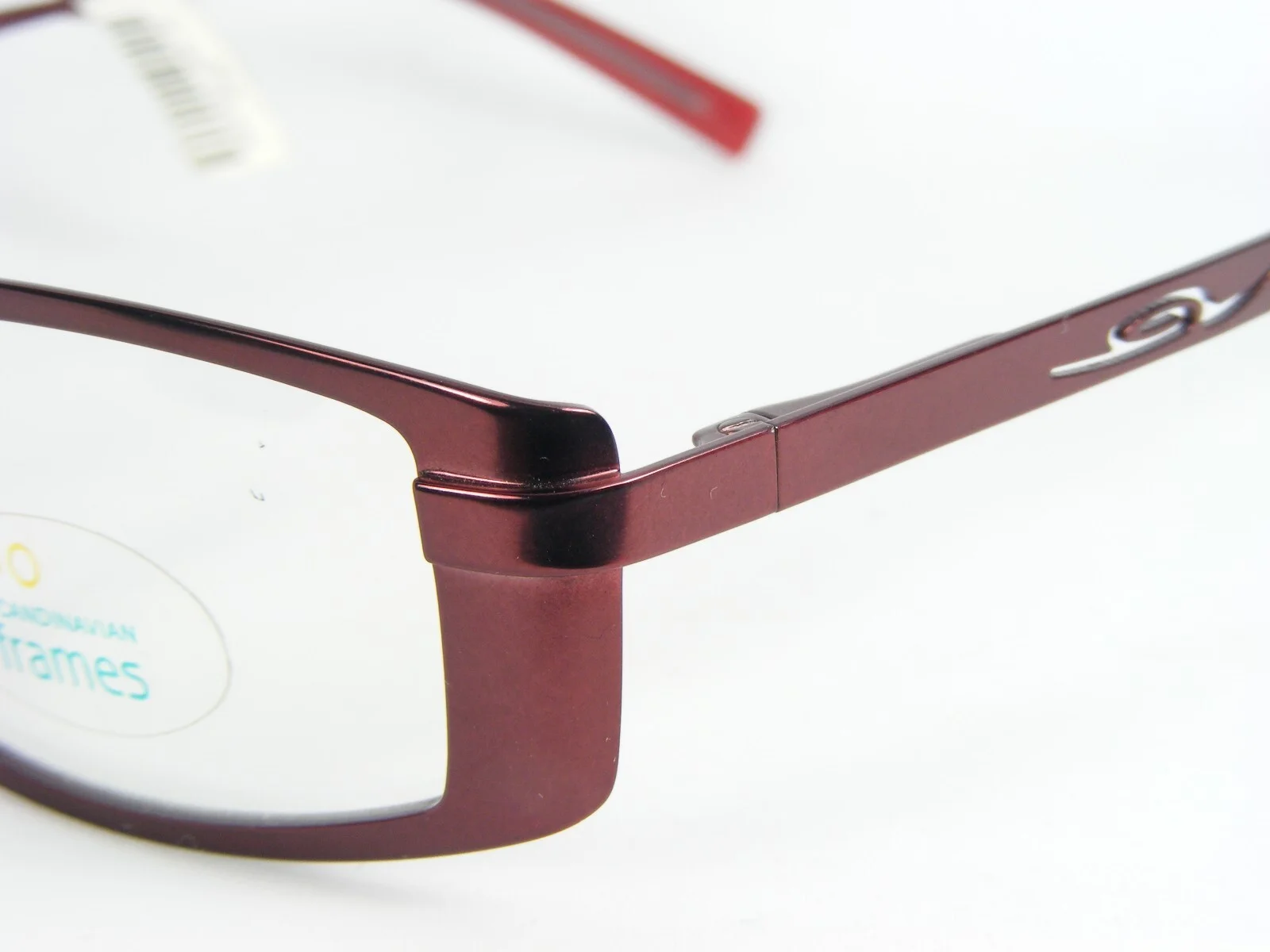 Scandinavian Frames VERA C4 BORDEAUX EYEGLASSES GLASSES METAL FRAME 50-17-135mm 4
