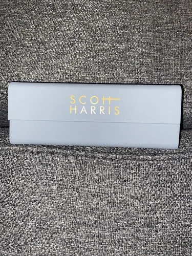 SCOTT HARRIS EyeGlass Foldable Case with Magnetic Closure, Gray, Pre-Owned! 2