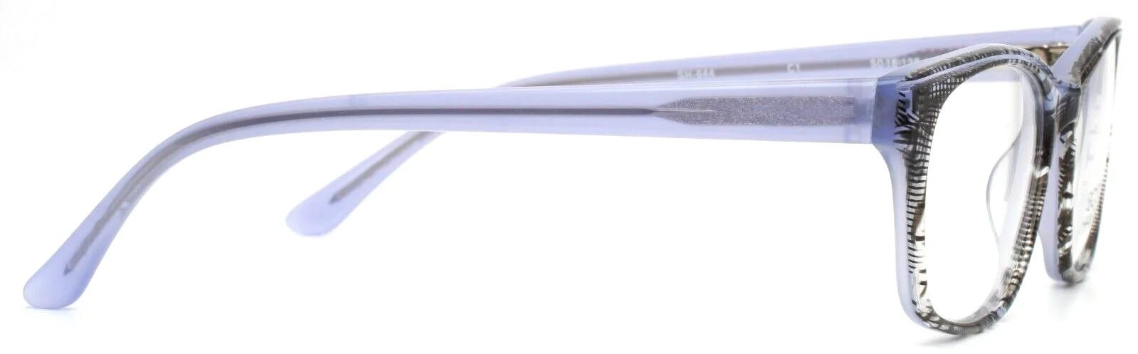 SCOTT HARRIS SH-644 C1 Periwinkle Black Womens Square Eyeglasses 50-16-138 B:36 4