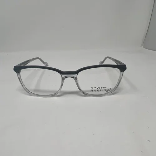 SCOTT HARRIS SH-676 53/17 135 Blk Fade To Clear Eyeglass Frames E19