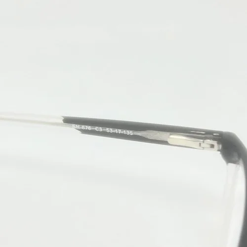 SCOTT HARRIS SH-676 53/17 135 Blk Fade To Clear Eyeglass Frames E19 4