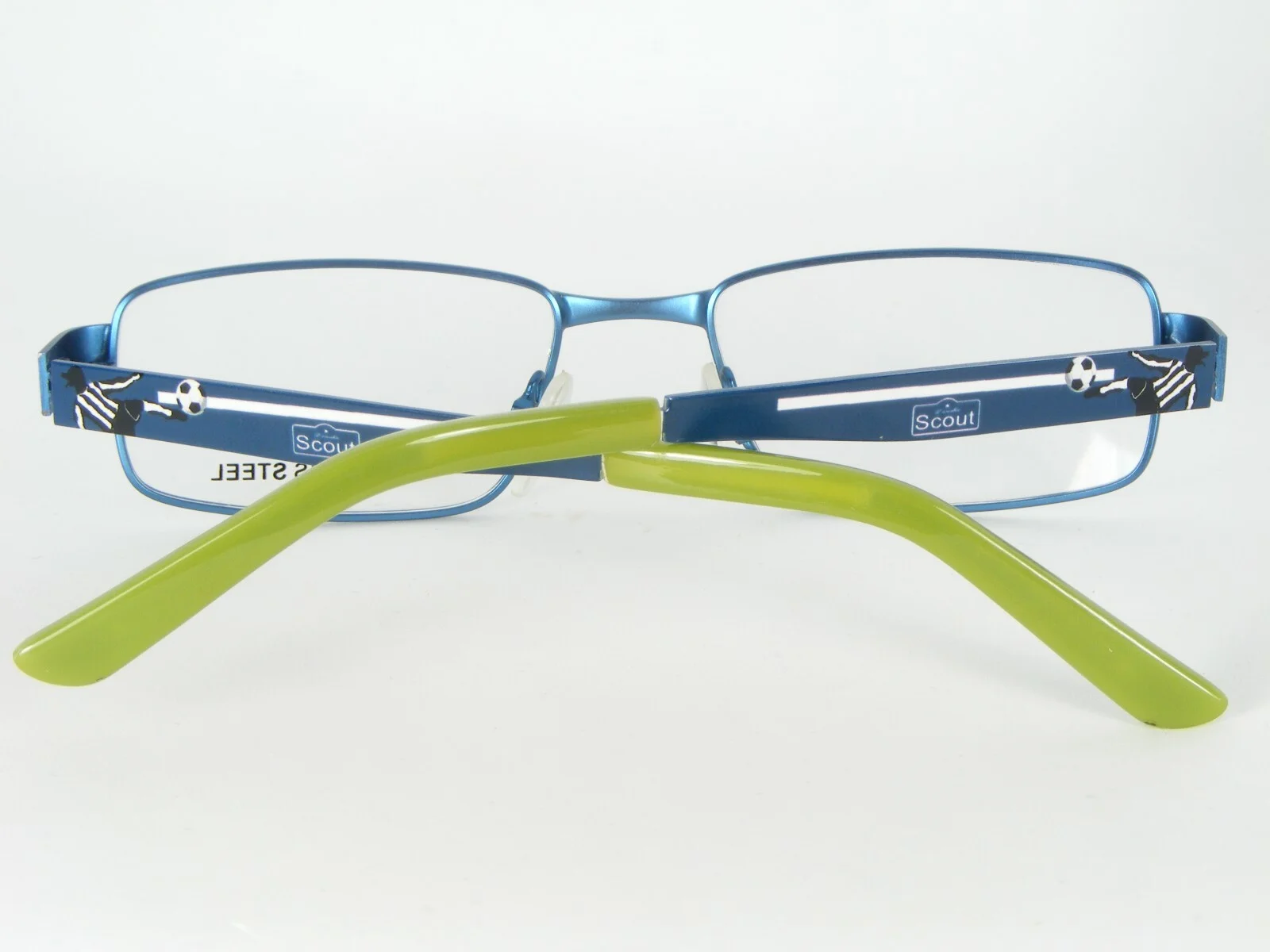 Scout Kids by OU 43.720.01 0814 METALLIC BLUE EYEGLASSES SOCCER 45-15-120mm 3