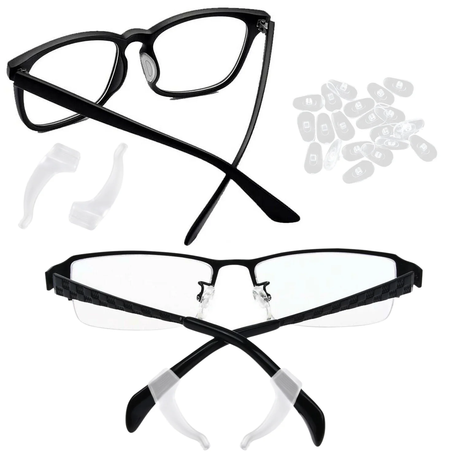 Screw Nut Nose Pad Optical Repair Tool Assorted Kit Set For Eyeglass Sun Glasses 4