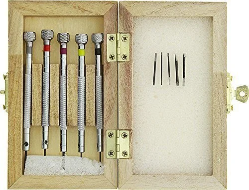 Screwdriver Set 5 Jewelers Watch Jewelry Eyeglass Repair Tools Precision Micro 2