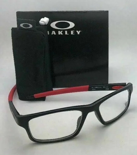 Scuderia Ferrari OAKLEY Eyeglasses CROSSLINK OX8037-1554 54-18 Black & Red Frame 3