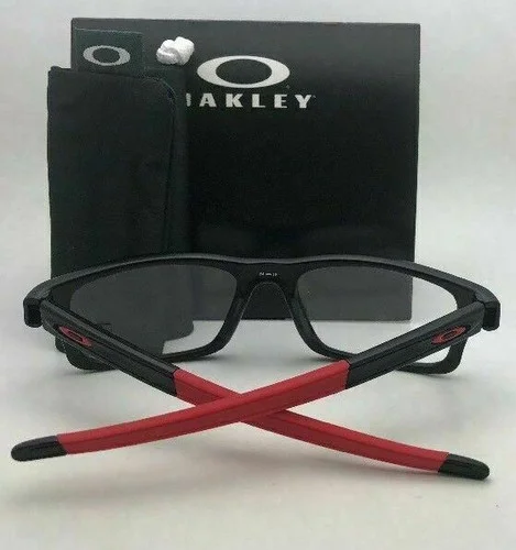 Scuderia Ferrari OAKLEY Eyeglasses CROSSLINK OX8037-1554 54-18 Black & Red Frame 4