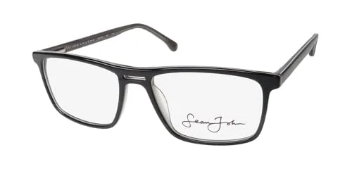Sean John 5138 Eyeglass Frame/Eyewear American Celebrity Collection Authentic [56-17-150, black]