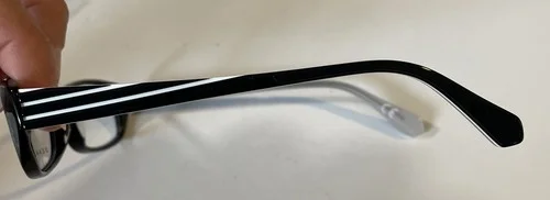 Sean John Eyeglass Frame SJ 2053(001) Black/White 52-15-140 Flex Hinge 4
