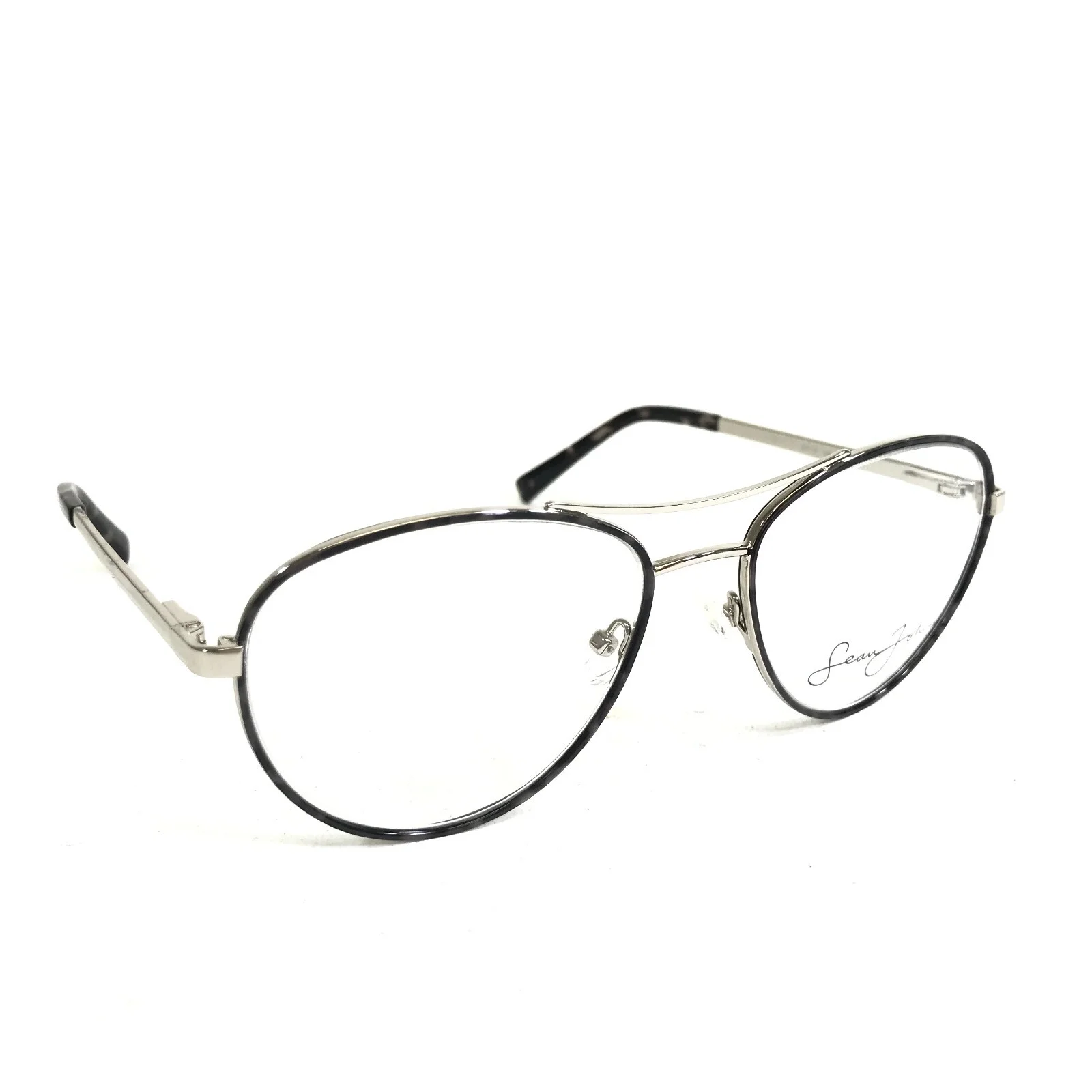 Sean John Eyeglasses Frames SJO5106 045 Grey Silver Round Full Rim 55-18-145 2