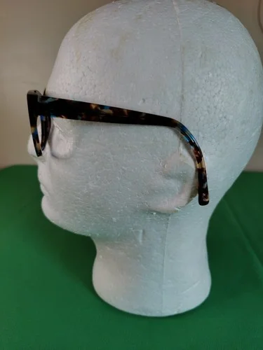 Sean John SJLO6025 Brown Blue Amber Tortoise Square Frames Pre-owned No Lense 2