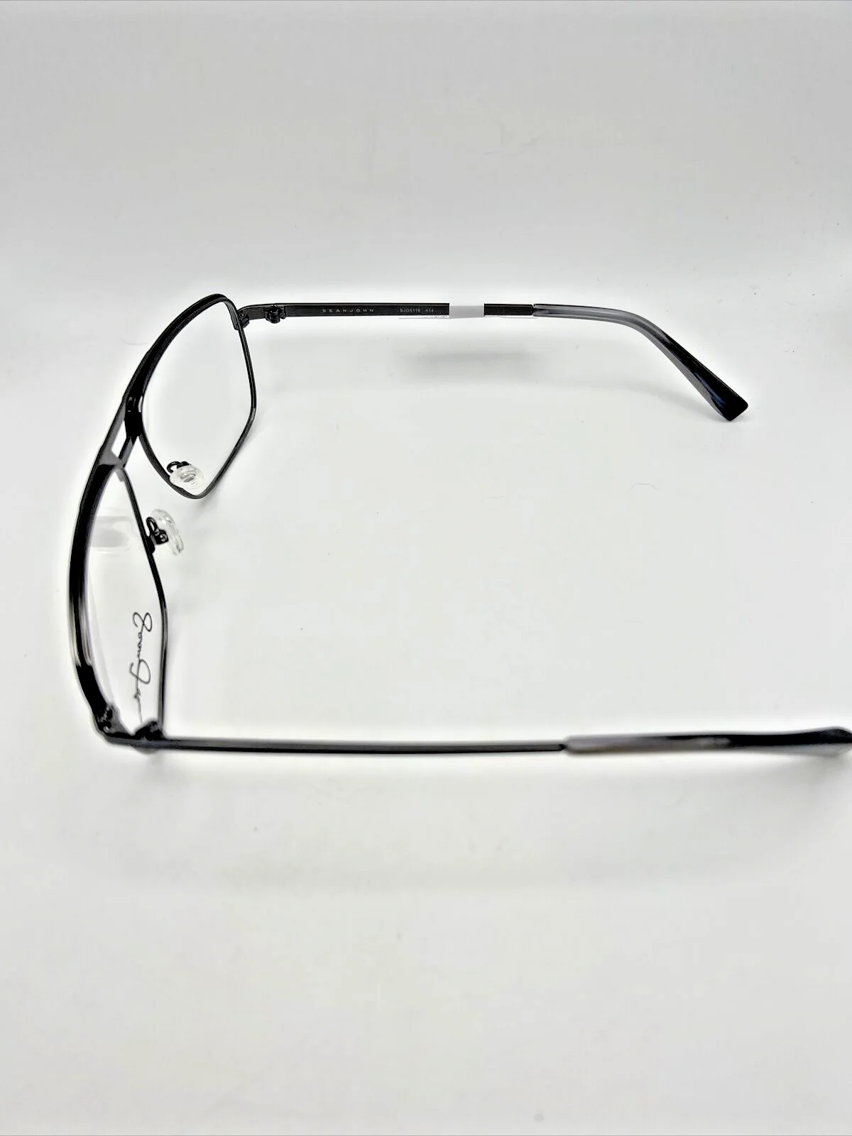 Sean John SJO5116 Designer Eyeglasses Frames Matte Navy/Shiny Gunmetal 59-16-145 4