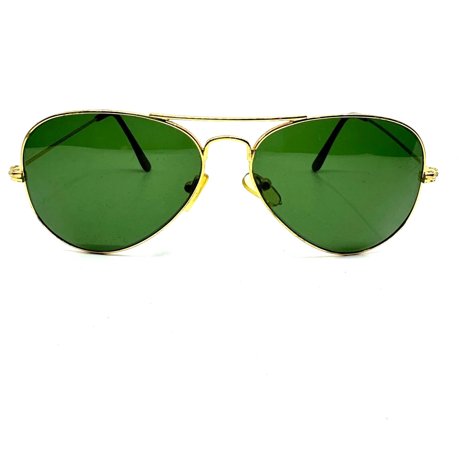 SEE Eyewear 8323 Gold Aviator Full Rim Eyeglasses Frames Italy 50-18-135 H9535