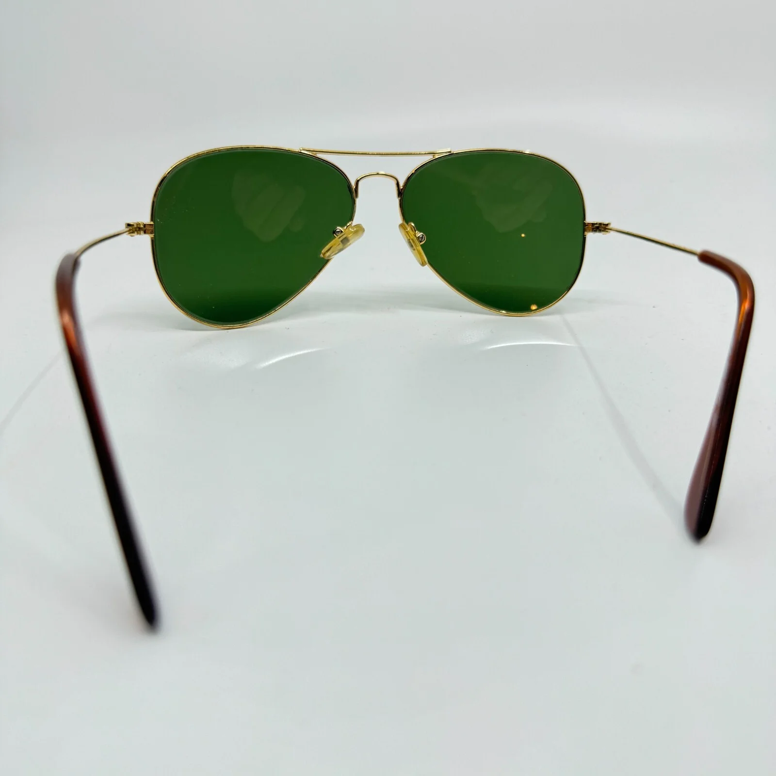 SEE Eyewear 8323 Gold Aviator Full Rim Eyeglasses Frames Italy 50-18-135 H9535 3