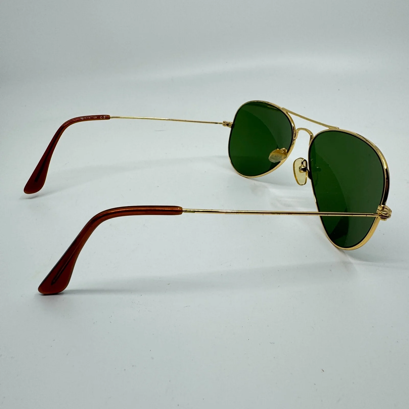 SEE Eyewear 8323 Gold Aviator Full Rim Eyeglasses Frames Italy 50-18-135 H9535 4