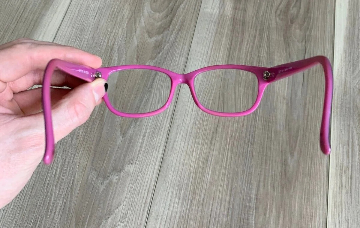 SEE Eyewear Glasses 1094 Made in France / Black & Pink Eyeglasses 4