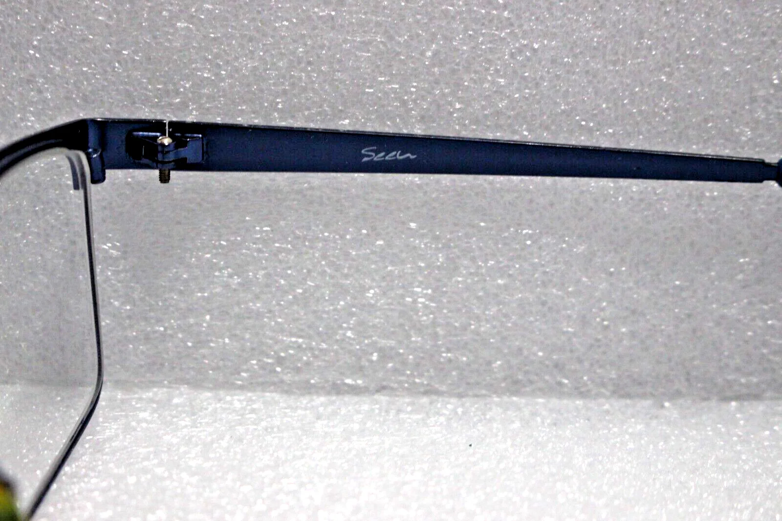 SEEN BLUE METALLIC EYEGLASSES 55-16-140 SNOM5004 CCOO 4