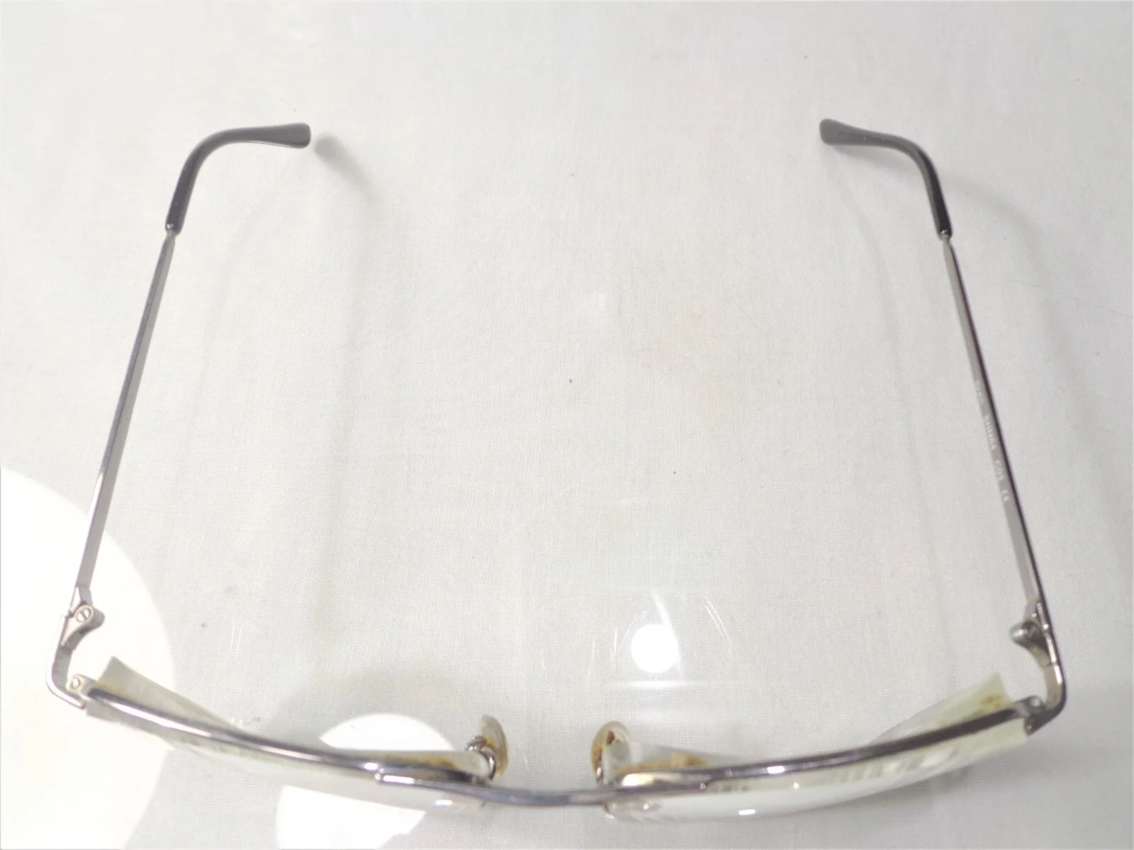 SEEN SNM64 C02 SST 58-15-135 EYEGLASSES SILVER METAL AVIATOR FULL RIM FRAME 4