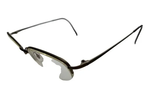 Seiko Eyeglass Frames T422 Brown Titanium Half Rim 48[]19-140