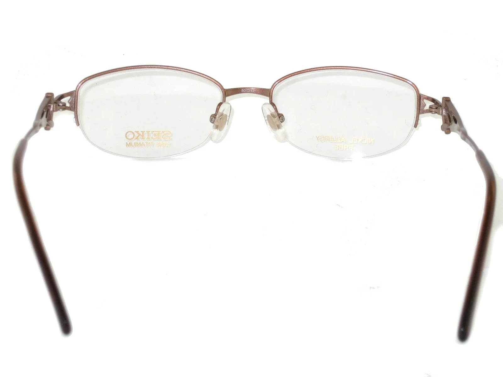 SEIKO Eyeglasses Optical Frames T3041 294 50-17-140 Nickel Allergy Free TITANIUM 3