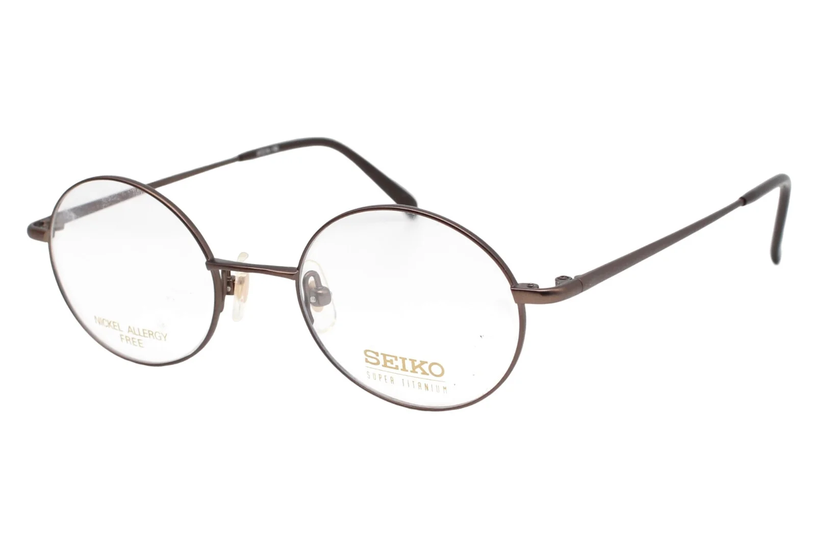Seiko T0900 593 Brown Full Rim Titanium Men