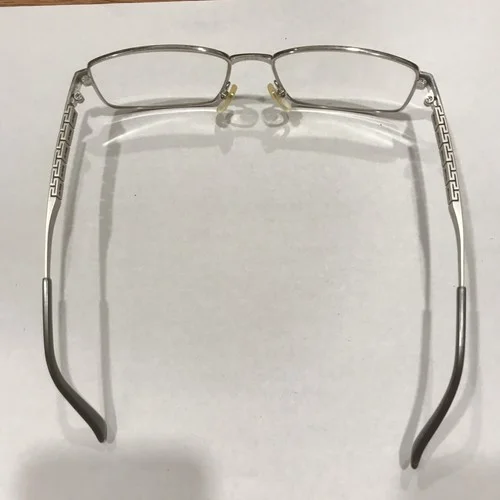 Seiko T1043 Eyeglass Frames titanium 55-16-140mm Silver Gray Japan Rare 3