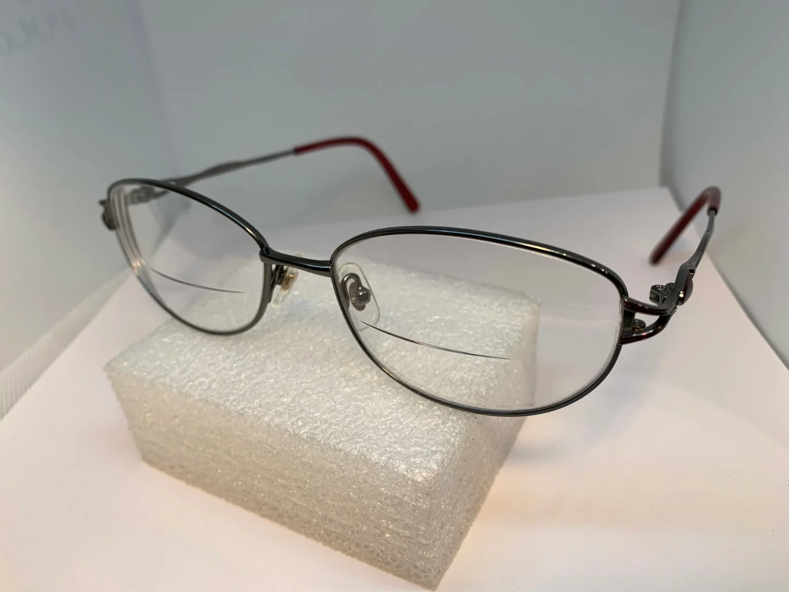 Seiko T3038 Titanium Gray/Purple EYEGLASSES FRAMES 55-17-140