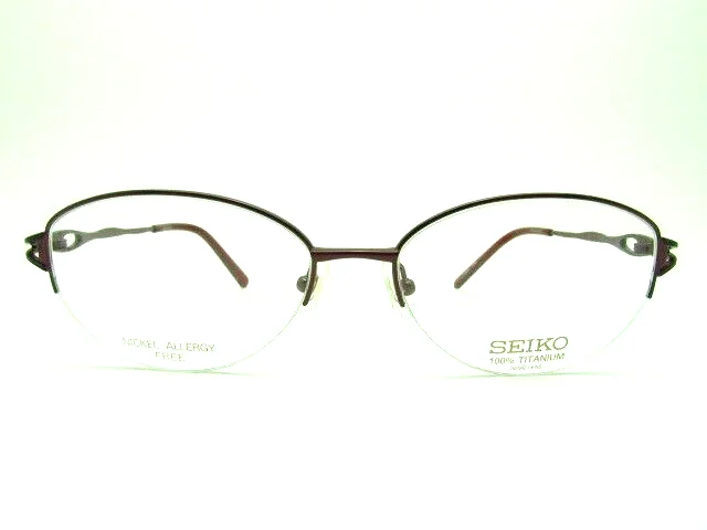 Seiko T3039 290 Red (Burgundy) 56 x 17 140 mm Titanium Eyeglass Frame*