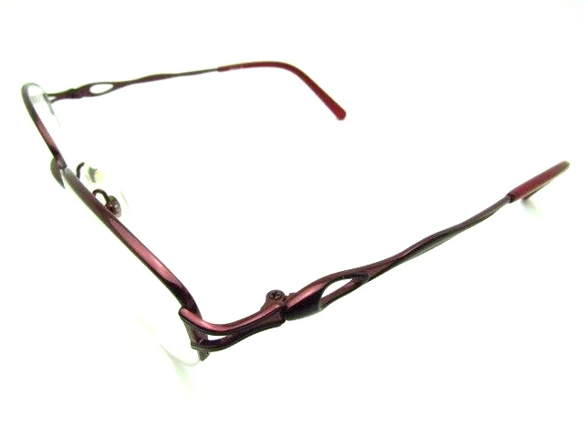 Seiko T3039 290 Red (Burgundy) 56 x 17 140 mm Titanium Eyeglass Frame* 3