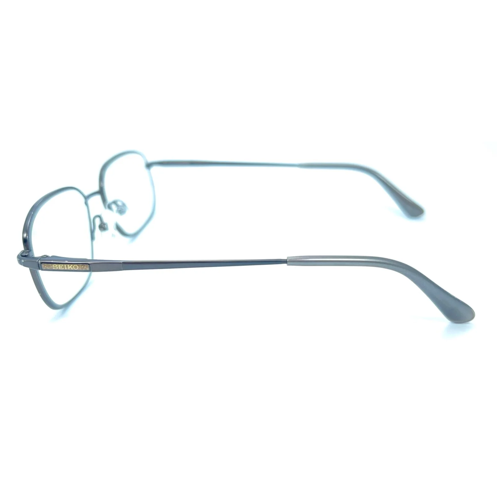 Seiko T567 Gunmetal Titanium Eyeglasses Frame 53-18-140 Full Rim Eyewear 4