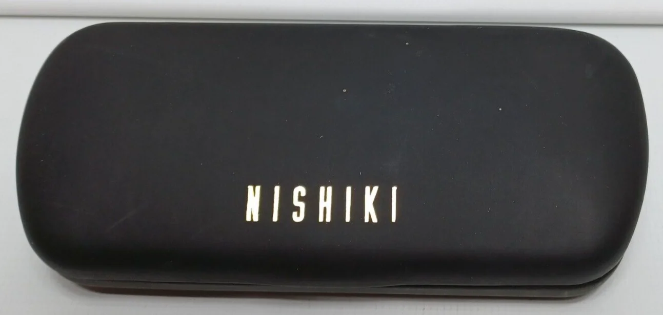 Seiko Titanium Hard Eye Glass Case - in good condition Black NISHIKI 2