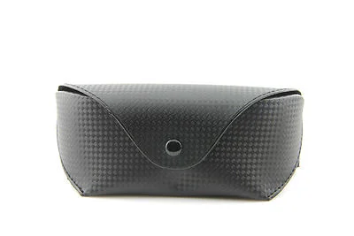 Semi-Hard Case Box Cover Protective Black For Small-Medium Sunglasses Eyeglasses 1