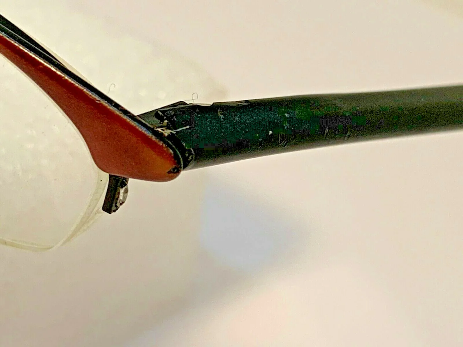 Semi Rimless Swedish SKAGA Oval Brown 48[]18- 135 Eyeglass Frames Half Rim 3