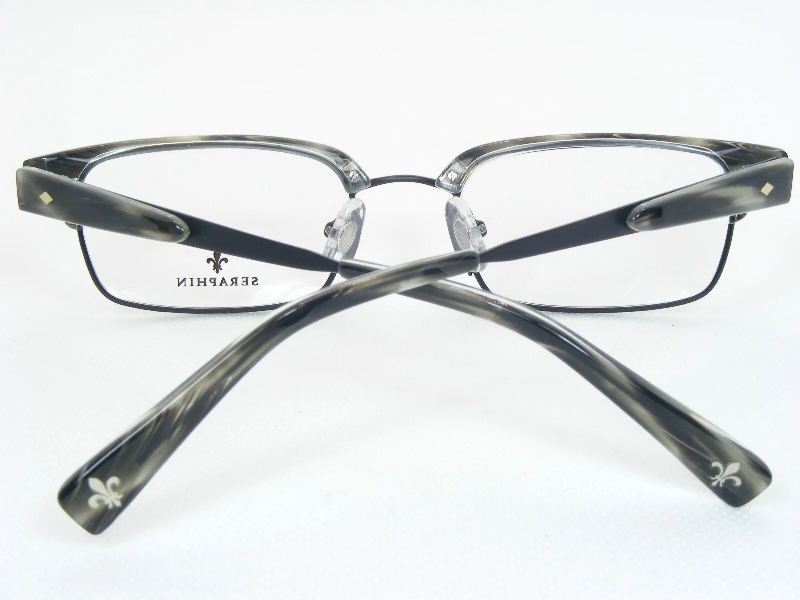SERAPHIN by OGI FREMONT 8507 BLACK /GRAY DEMI EYEGLASSES GLASSES 51-19-145mm 3