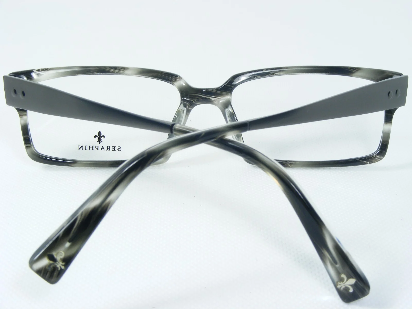 SERAPHIN by OGI TOLEDO 8590 GRAY DEMI /DARK GUNMETAL EYEGLASSES 54-17-150mm 3