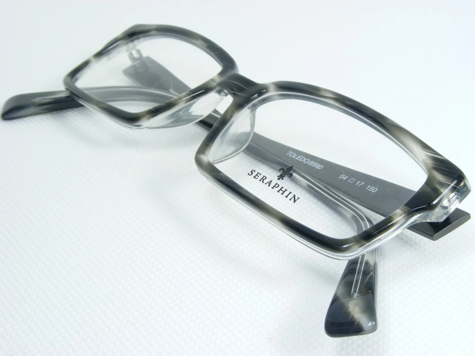 SERAPHIN by OGI TOLEDO 8590 GRAY DEMI /DARK GUNMETAL EYEGLASSES 54-17-150mm 4