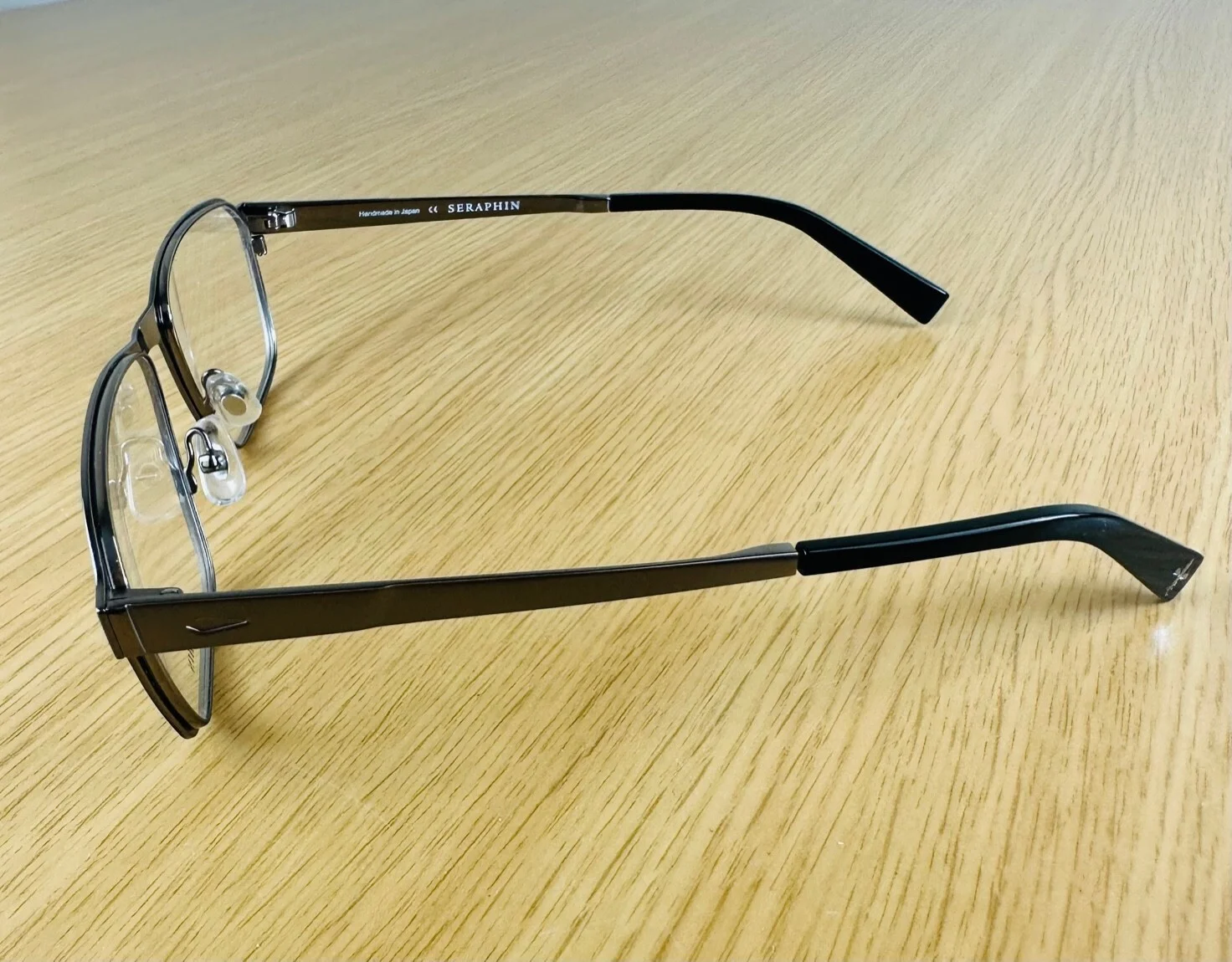 SERAPHIN DAWSON 8508 Gunmetal Mens Eyeglasses 56-17-150 Handmade 4