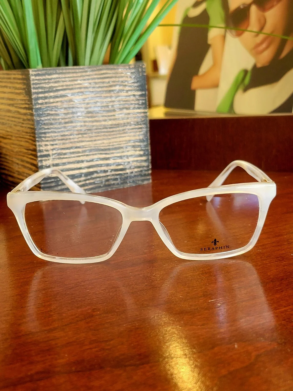 SERAPHIN EYEGLASS FRAMES WELLSLEY 53/17 8272 2