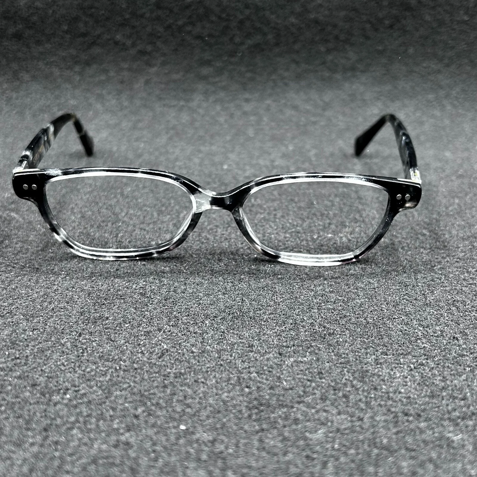 Seraphin Kennedy 8174 Eyeglasses **FRAME ONLY** Gray Marble Japan 51-16-140 EUC 2