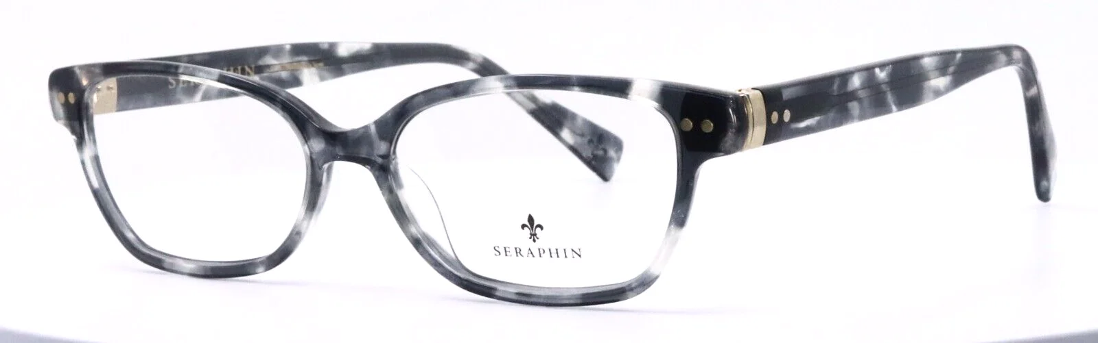 Seraphin KENNEDY 8174 Gray Womens Cat Eye Full Rim Eyeglasses 51-16-140 B:30
