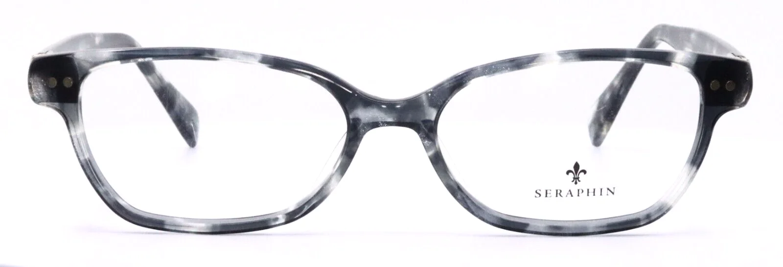 Seraphin KENNEDY 8174 Gray Womens Cat Eye Full Rim Eyeglasses 51-16-140 B:30 3