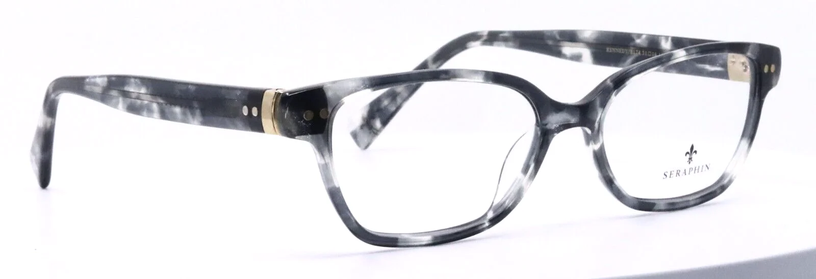 Seraphin KENNEDY 8174 Gray Womens Cat Eye Full Rim Eyeglasses 51-16-140 B:30 4