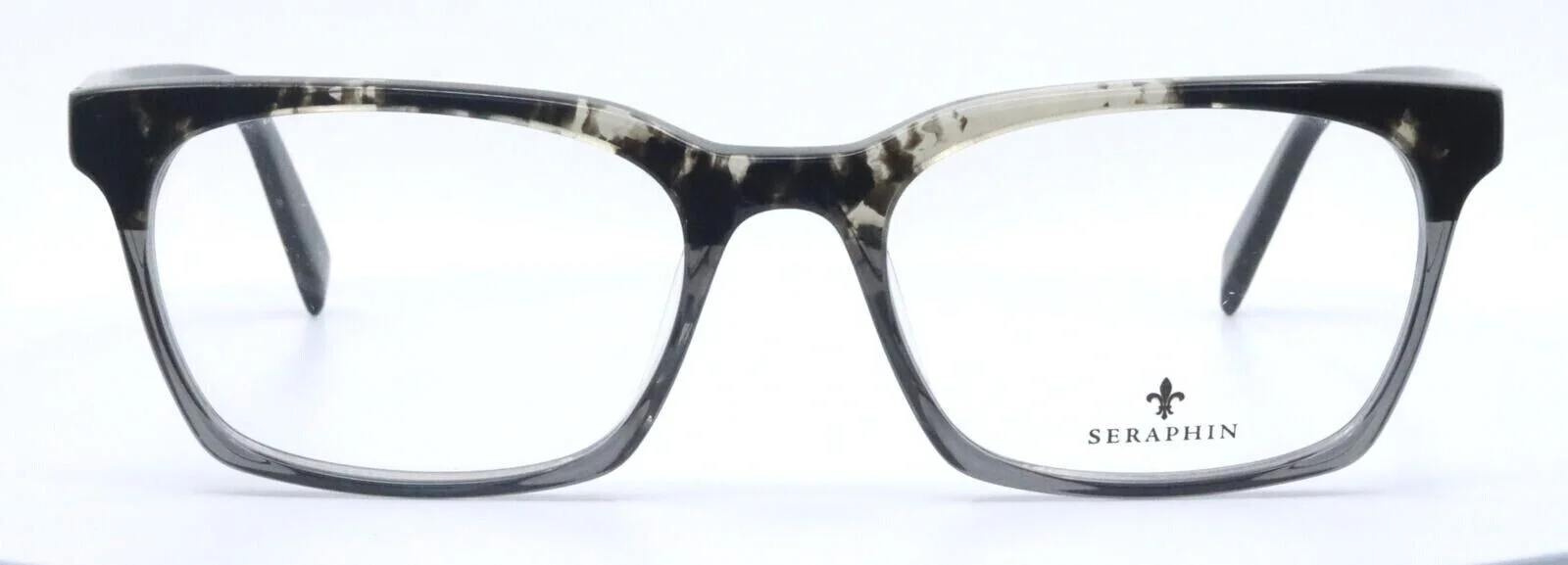 Seraphin PORTLAND 8783 Black Tortoise Gray Womens Eyeglasses 55-19-145 JAPAN 3