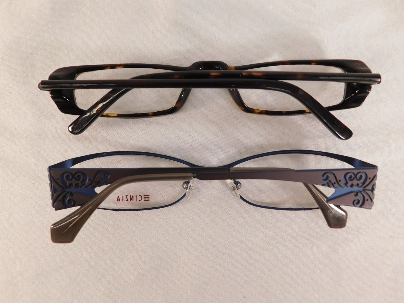 SET OF 2 CINZIA FOR EUROPA INTL.EYEGLASSES FRAMES CIN-194 COL. 3 / SMART COL. 1 2