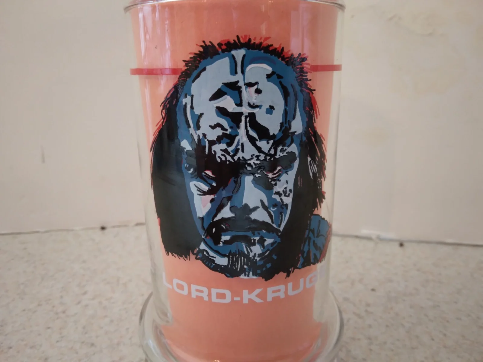 Set of 2 Star Trek III Search for Spock Taco Bell Glasses Lord-Kruge Fal-Tor-Pan 3
