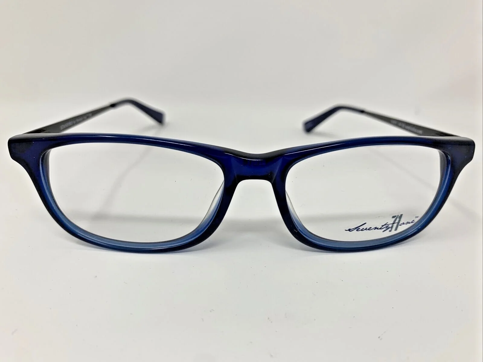 Seventy One Eyeglasses Frames Stanford Navy 52-16-140 Full Rim U897